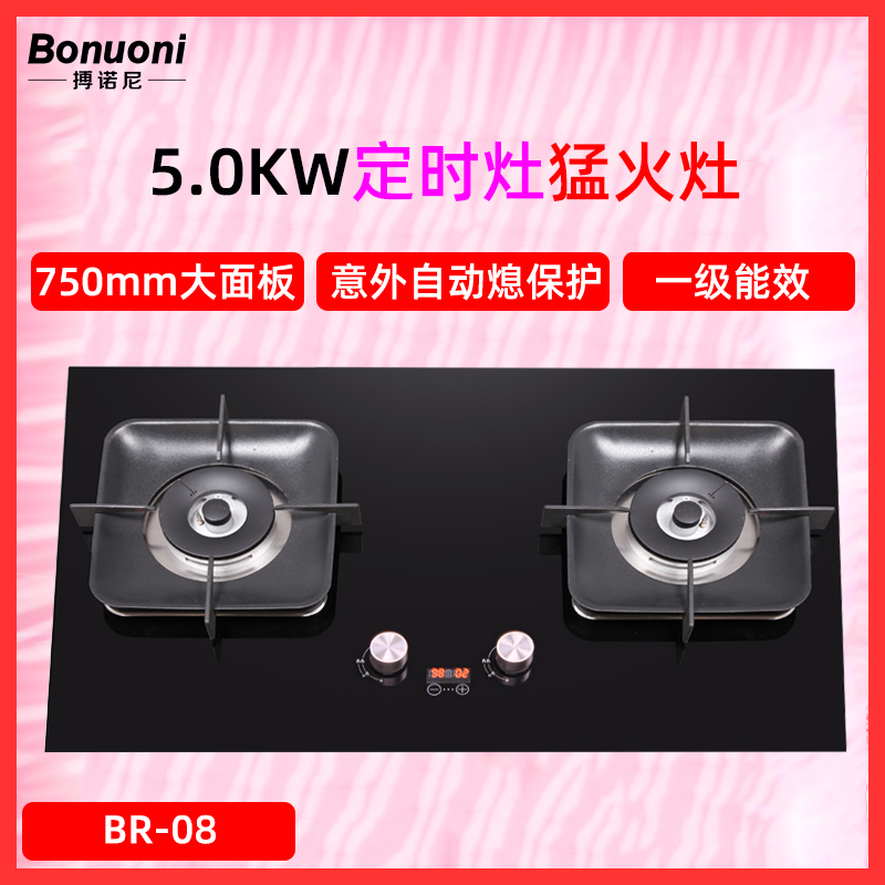 5.0KW一級(jí)能效雙定時(shí)灶猛火灶